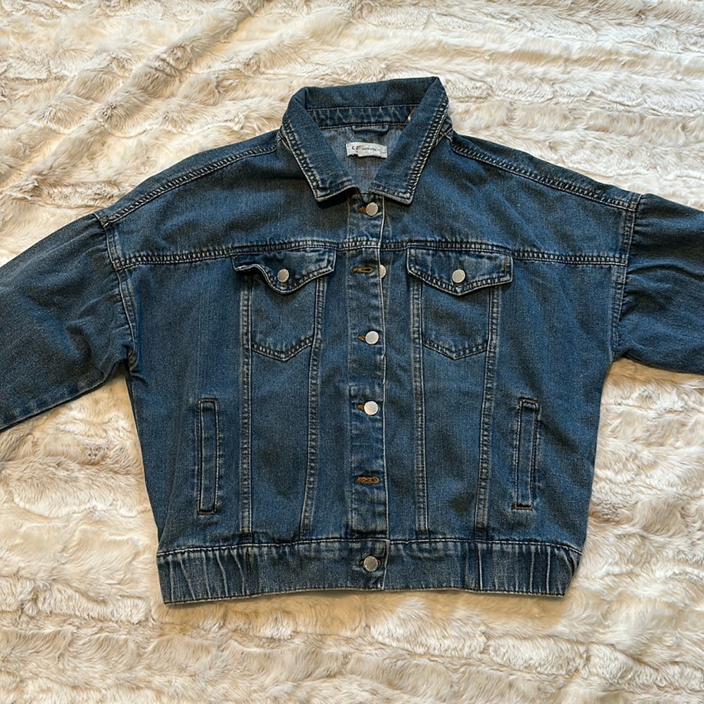 Oversized denim jacket